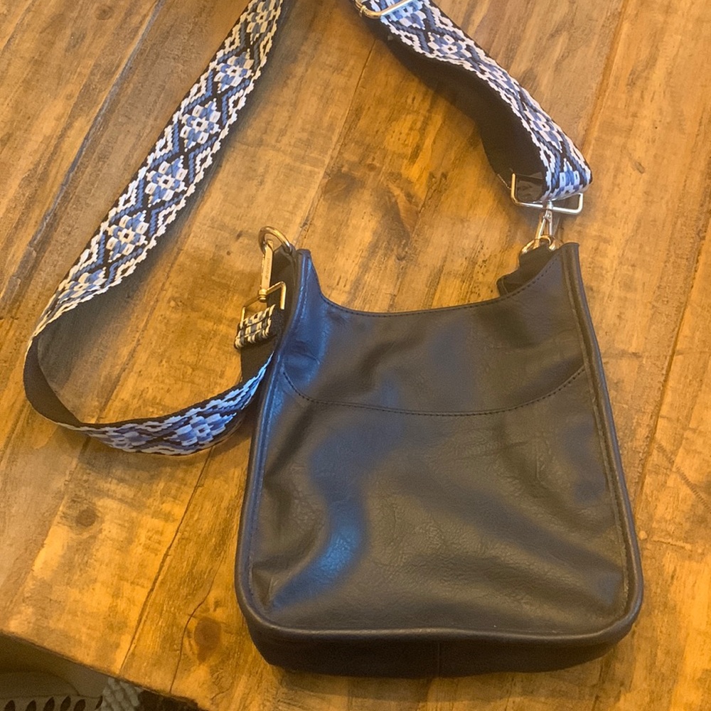 Ah-Dorned crossbody handbag with strap